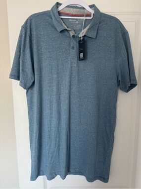 Michael Brandon Soft Heather Sky Blue Polo